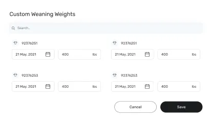 Screen of Weight & Weaning Performance